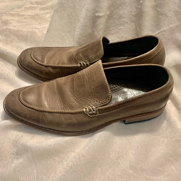 Cole Haan Other - Cole Haan Nike Air Technology Leather Loafers Size 9 M Taupe Leather Classy! EUC